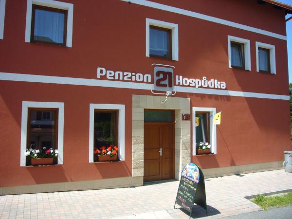Vchod do Penzion 21 Hospůdka